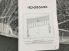 VINGLI Upholstered Headboard for King Size Bed Adjustable with 2-Tier Shelves Pegboard Led and Charging Station Dark Grey - Missing 2 Screws - 3