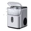 Nugget Ice Maker Countertop, 35 lbs/Day, Stainless Steel, First Ice in 7 Mins, 43 dB Quiet, One-Touch Self-Cleaning