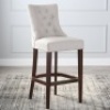 Belham Living Thomas Tufted Tweed Bar Stool. Appears New