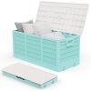 VINGLI 75 Gallon Collapsible Outdoor Storage Box with Lid