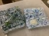 Artificial Flower Wall Panels, 15" x 15", 12 pc - 2