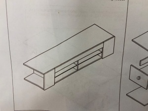 TV Stand, E-Commerce Return, Sold as is