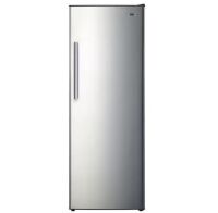 Vissani 24 in. 11 cu. ft. Convertible Auto Defrost Garage Ready Upright Freezer/Refrigerator in Stainless Steel, Energy Star - Dented