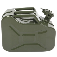Zimtown 10 Liter (2.5 Gallon) Portable Jerry Fuel Can Emergency Tank, with Flexible Spout