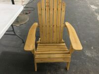 Wooden Adirondack Chair - Missing 1 Bolt