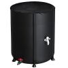 VINGLI 50 Gallon Collapsible Rain Barrel with Filter Spigot Overflow Kit