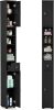 Tall Slim Storage Cabinet w/ 2 Doors, 1 Drawer & 5 Shelves, 8" x 8" x 71"