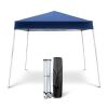 VINGLI 6x6 FT Pop Up Canopy Tent with Carry Bag Slant Legs