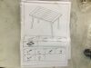 VINGLI 48-in Pine Wood Dining Table for 4-6 with Waterproof Tabletop for Patio Dining - 3