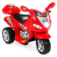 6V 3-Wheel Motorcycle Ride On Toy w/ LED Lights, Music, Horn, Storage