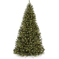7.5' Artificial Christmas Tree with Viral Twinkling Lights, PreLit Spruce
