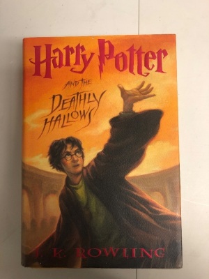 Harry Potter & the Deathly Hallows Hardback Book, Like new, Sold as is