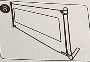 Bed Rail, Appears New, Sold As-is