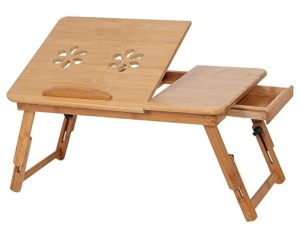 Bamboo Bed Laptop Desk, Appears new, Sold as is