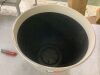 Vigoro Sloan Large Cream Recycled Resin Round Planter with Drainage Holes (17 in. L x 17 in. W x 13.5 in. H) - 5