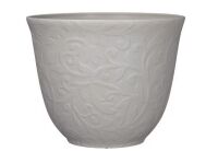 Vigoro Sloan Large Cream Recycled Resin Round Planter with Drainage Holes (17 in. L x 17 in. W x 13.5 in. H)