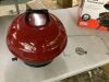 14 in. Portable Charcoal Grill in Red - Missing 1 Screw - 3