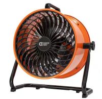 Commercial Electric 16 in. 3-Speed Drum Floor Fan in Orange High Velocity Turbo