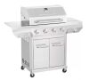 Nexgrill 4 Burner Stainless Steel Propane Gas Grill with Side Burner