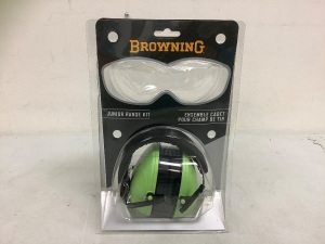 Browning Youth Earmuffs, Missing Glasses, E-Commerce Return, Sold as is