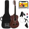 Beginner Acoustic Guitar Set w/ Case, Strap, Extra Strings - 38in