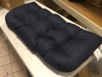 Blazing Needles REO Outdoor Spun Poly Loveseat Patio Bench Cushion - 42 x 19 in. Appears New