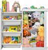 Mpow Plush Animal Storage Rack + Toy Storage Box All-in-One Multifunctional Toy Storage Cabinet