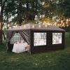 10'x20' Outdoor Party Tent with 6 Removable Sidewalls