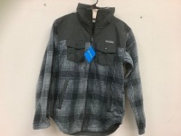 Columbia Womens Fleece Lined Flannel Jacket, Small, Appears New