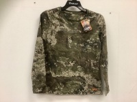 SHE Outdoor Womens Long Sleeve Tee, Medium, Appears New