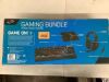 4-in-1 Gaming Bundle, Gaming Keyboard, Gaming Mouse, Gaming Headset, and Desk Pad Included, Black - 4