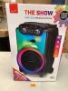 The Show Wireless 80 -Watt Bluetooth Indoor/Outdoor Party Speaker in Black 1 Speaker Set - 4