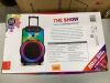 The Show Wireless 80 -Watt Bluetooth Indoor/Outdoor Party Speaker in Black 1 Speaker Set - 5