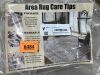 CHAMPLANT Washable Area Rug 9'x12' Retro Floral Khaki Boho Design Non-Shedding Easy Care Ideal for High Traffic Areas in Living Room Bedroom Office Coffee Table Kitchen Large Carpet - 3