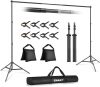 EMART Backdrop Stand 10x7FT Adjustable Back Drop Stand for Party Photoshoot