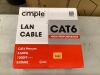 Plenum Cat6 Ethernet Cable 1000ft (CMP) Yellow | 550MHz (UTP) 10 Gigabit Network 23AWG Solid Wire - 3
