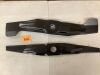 Paniven 72511-VL0-S00 & 72531-VH7-000 Mower Blade Set,Lawn Mower Mulching Blades - 2