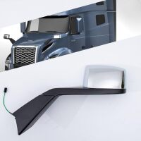 Chrome Hood Mirror fit for Truck Volvo VNL 2019 with Heater Driver Side LH