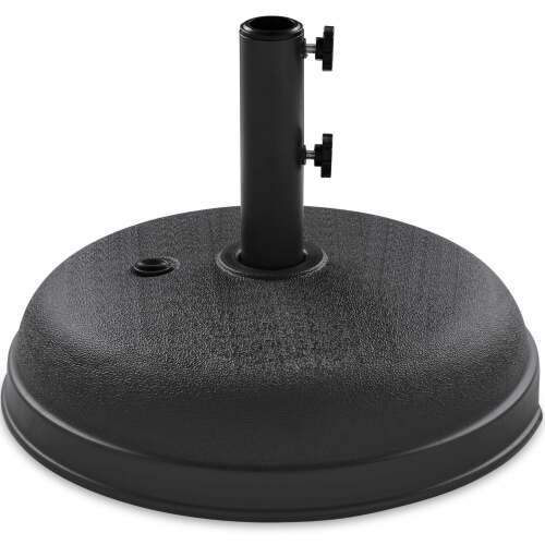 Plastic Patio Umbrella Base Pole Holder Accessory w/ Adjustable Knob