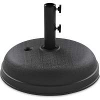 Plastic Patio Umbrella Base Pole Holder Accessory w/ Adjustable Knob