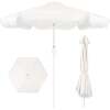 9ft Boho Fringe Umbrella Tilt, UPF50+, Steel Pole