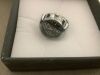 JewelryWe Finger Watch Analog Quartz Ring Watch Elastic Silver Band - 2