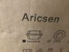 Aricsen Disposable 100 Pack 3 Compartment 8x9 Inch Take Out Food Containers - 5