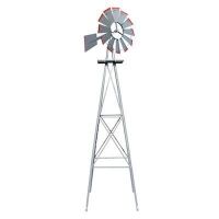8ft 12-Blade Ornamental Windmill