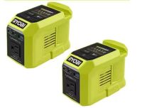 RYOBI (2) ONE Plus 18V 200-Watt Portable Battery Inverter Power Sources and Chargers for ONE Plus 18V Batteries (Tools Only)