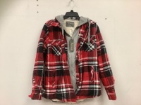 Natural Reflections Womens Flannel Jacket, Large, Appears New