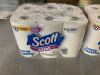Lot of (2) Scott White Toilet Tissue, 12 Rolls - 2