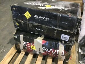 Lot of (2) RESPAWN Racing Style Gaming Chairs, Unknown if Complete