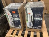Lot of (2) Outdoor Gas Patio Heater - For Parts
