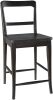 Stone & Beam Modern Farmhouse Counter-Height Barstool, 39"H, Birch Wood, Dark Gray